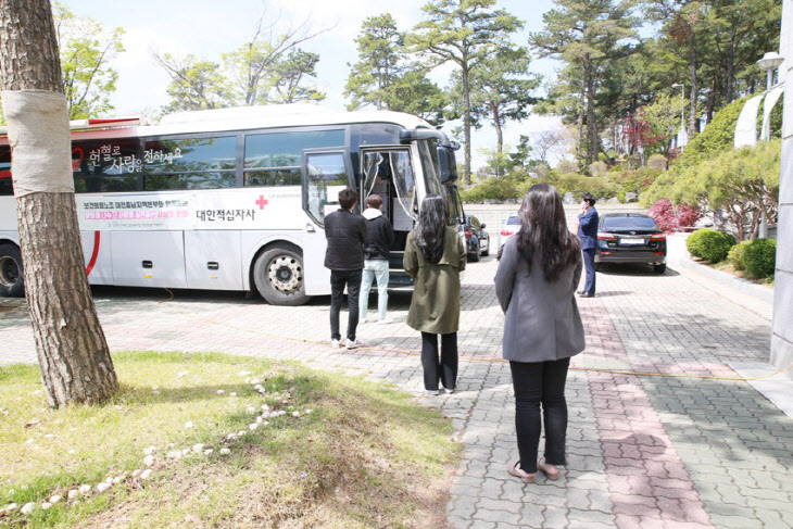 건양대 직원, 코로나19 극복 사랑의 헌혈 캠페인 진행