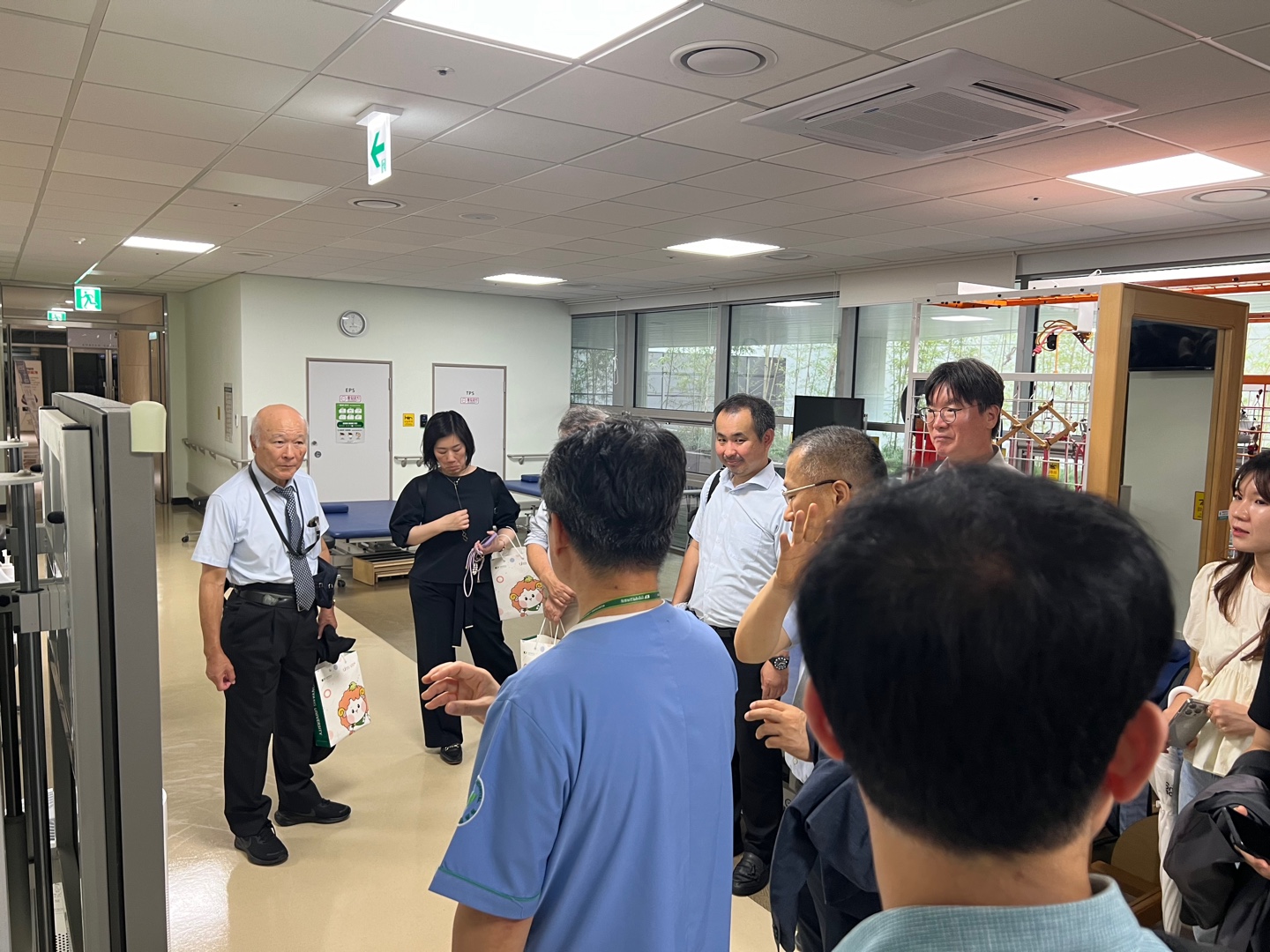 일본이학요법과학학회 및 한국신경근육물리치료학회 교수진, 건양대학병원 재활의학과 방문